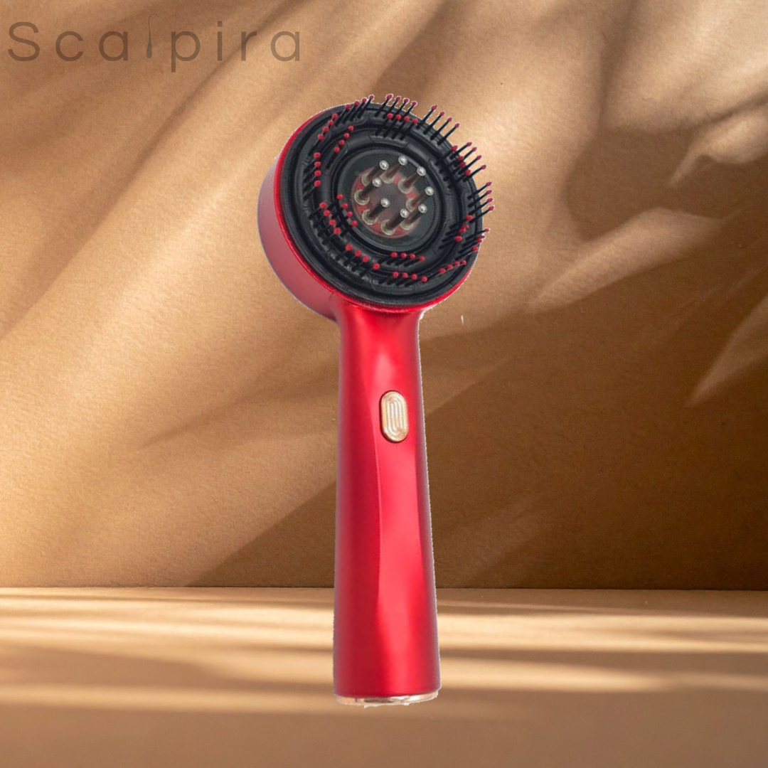 Scalpira™ – Pettine Massaggiante con Terapia LLLT per la Crescita dei Capelli